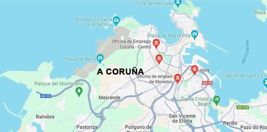 oficinas sepe-inem A CORUÑA