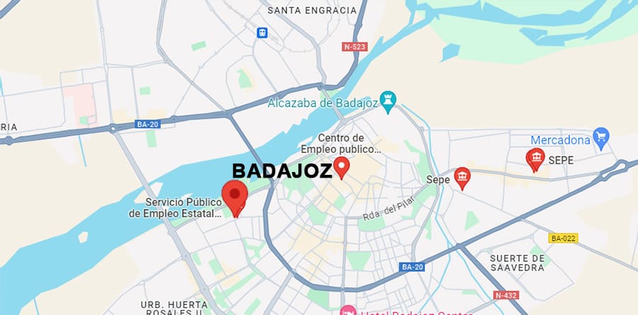 oficinas sepe-inem BADAJOZ