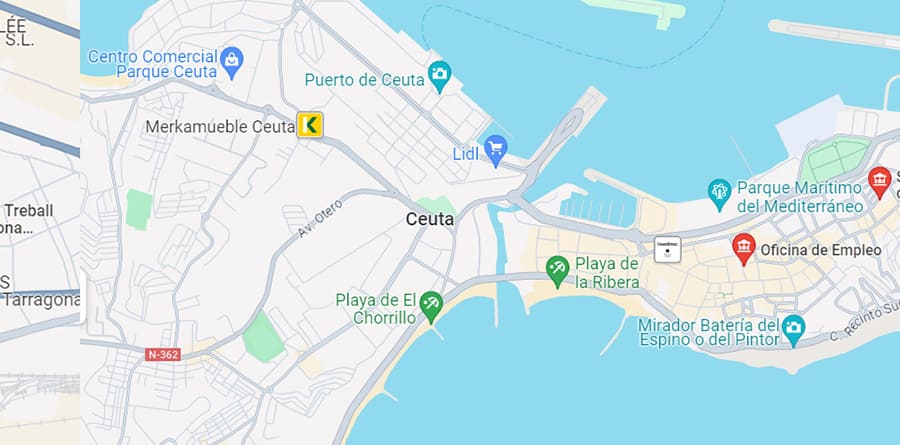 oficinas sepe-inem CEUTA