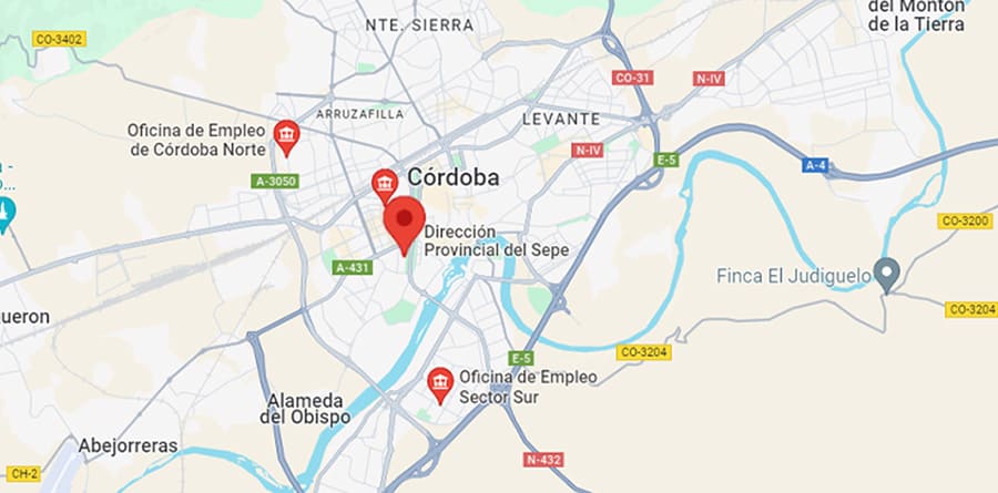 oficinas sepe-inem CÓRDOBA