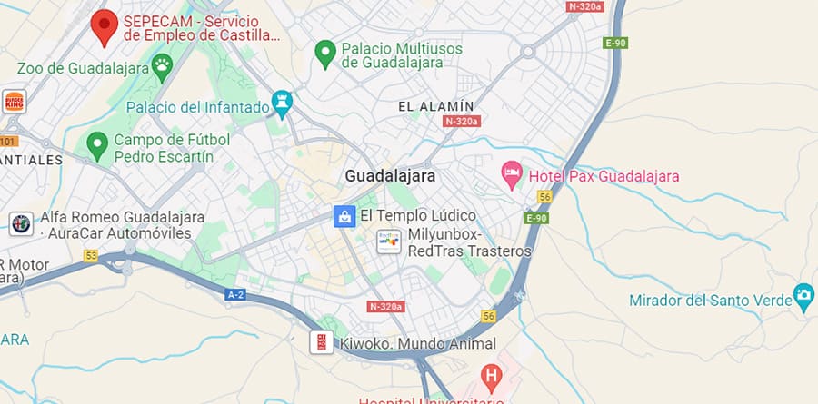 oficinas sepe-inem GUADALAJARA