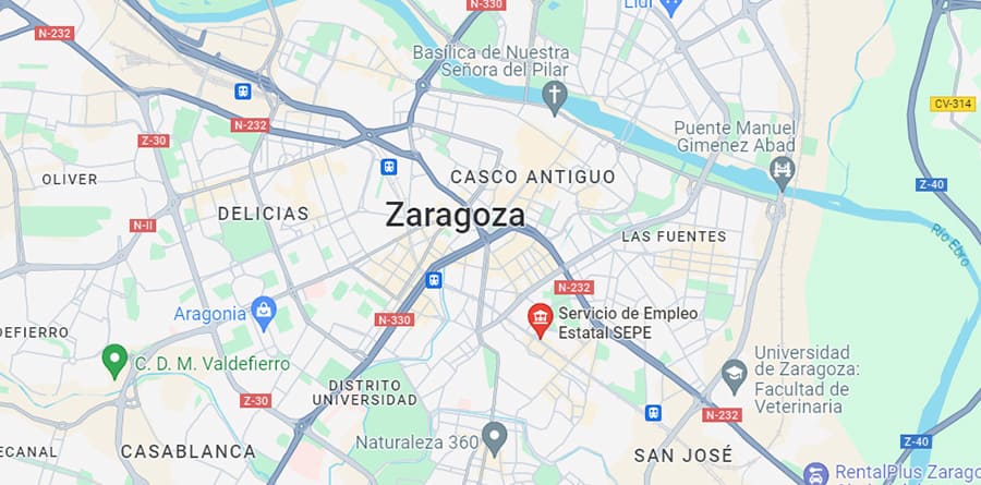 oficinas sepe-inem ZARAGOZA